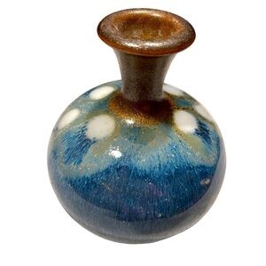 ALLEY STONEWARE POTTERY VASE SIGNED JOHN MEINHART CINCINNATI OH